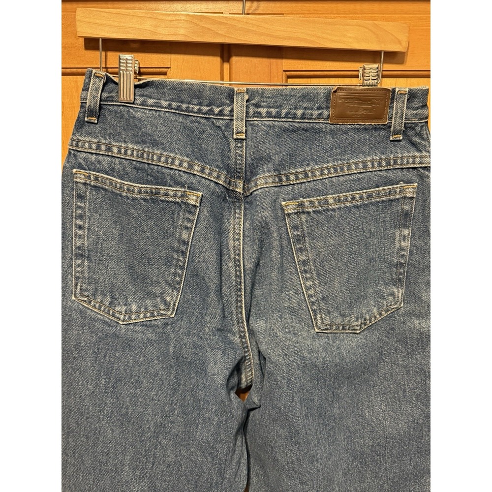 LL BEAN Flannel-Lined Women's Jeans Size 8 Long Warm & Stylish Vermont Vibes - Picture 8 of 12